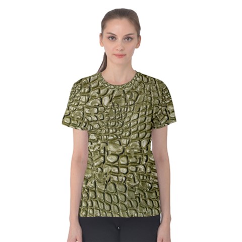 Aligator Skin Women s Cotton Tee by BangZart