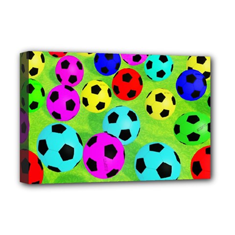 Balls Colors Deluxe Canvas 18  X 12   by BangZart