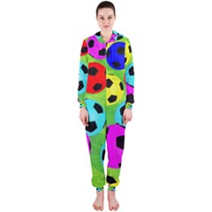 Balls Colors Hooded Jumpsuit (ladies)  by BangZart