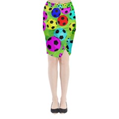 Balls Colors Midi Wrap Pencil Skirt by BangZart