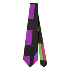 Colorful Rectangles And Squares                        Necktie by LalyLauraFLM