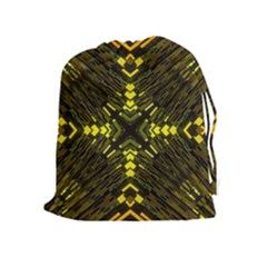 Abstract Glow Kaleidoscopic Light Drawstring Pouches (extra Large) by BangZart