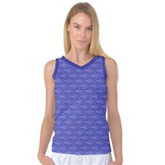 Blue Scales Women s Basketball Tank Top by Brini