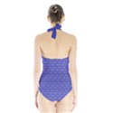 Blue Scales Halter Swimsuit View2