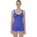 Blue Scales Tie Front Two Piece Tankini View1