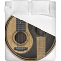 Old And Worn Acoustic Guitars Yin Yang Duvet Cover (California King Size) View1