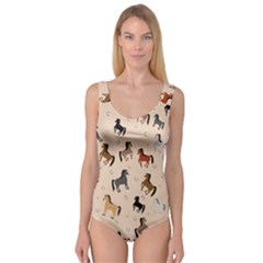 Horses For Courses Pattern Princess Tank Leotard  by BangZart