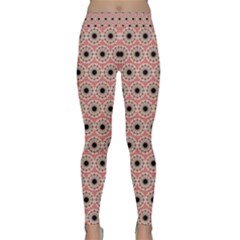 Black Stars Pattern Classic Yoga Leggings by linceazul