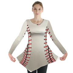 Baseball Long Sleeve Tunic  by BangZart