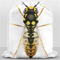 Wasp Drawstring Bag (large) by BangZart