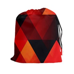 Abstract Triangle Wallpaper Drawstring Pouches (xxl) by BangZart