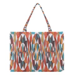 Colorful Geometric Abstract Medium Tote Bag by linceazul