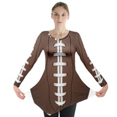 Football Ball Long Sleeve Tunic  by BangZart