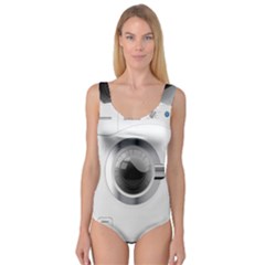 White Washing Machine Princess Tank Leotard  by BangZart