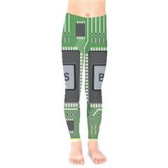 Computer Bios Board Kids  Legging by BangZart