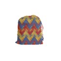 Aztec South American Pattern Zig Drawstring Pouches (Small)  View1