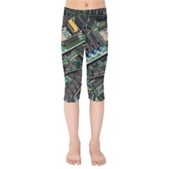 Computer Ram Tech Kids  Capri Leggings  by BangZart