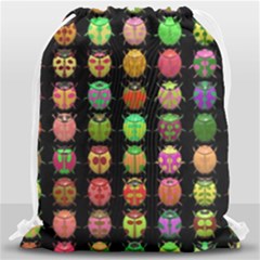 Beetles Insects Bugs Drawstring Bag (large) by BangZart