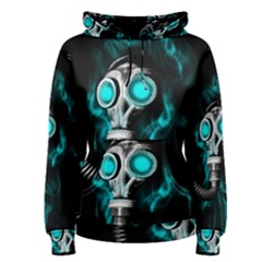 Gas Mask Women s Pullover Hoodie by Valentinaart