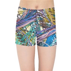 Circuit Computer Kids Sports Shorts by BangZart