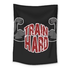 Train Hard Medium Tapestry by Valentinaart