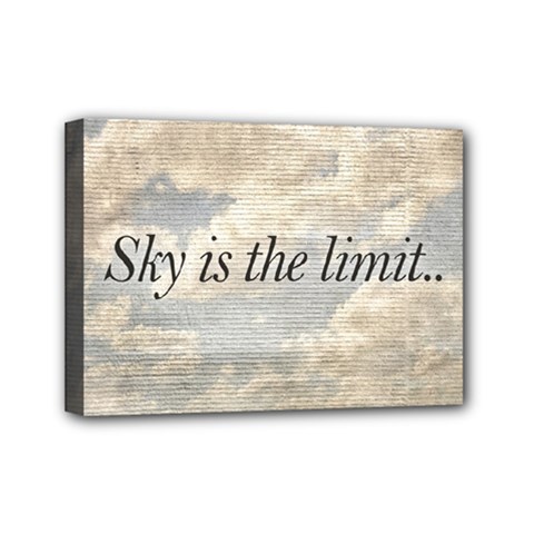 Motivational Conceptual Photo Mini Canvas 7  X 5  by dflcprints