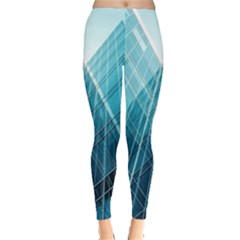 Glass Bulding Leggings  by BangZart