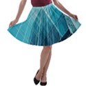 Glass Bulding A-line Skater Skirt View1