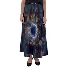 Crazy  Giant Galaxy Nebula Flared Maxi Skirt by BangZart