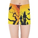 Halloween Night Terrors Kids Sports Shorts View1