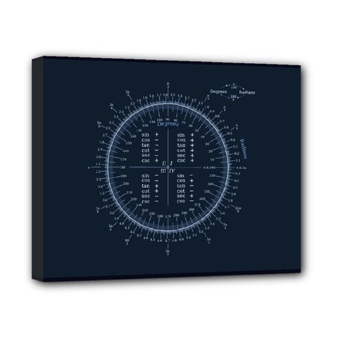 Minimalistic Knowledge Mathematics Trigonometry Canvas 10  X 8  by BangZart