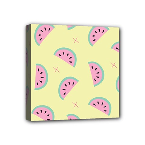 Watermelon Wallpapers  Creative Illustration And Patterns Mini Canvas 4  X 4  by BangZart