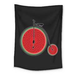 Watermelon Bicycle  Medium Tapestry by Valentinaart