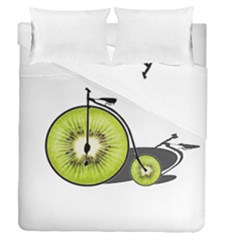 Kiwi Bicycle  Duvet Cover Double Side (queen Size) by Valentinaart