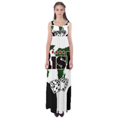 Nuclear Explosion Trump And Kim Jong Empire Waist Maxi Dress by Valentinaart