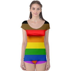 Philadelphia Pride Flag Boyleg Leotard  by Valentinaart