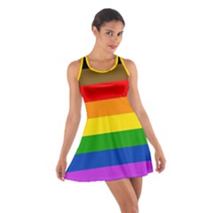 Philadelphia Pride Flag Cotton Racerback Dress by Valentinaart