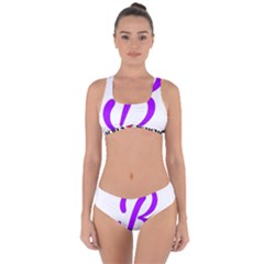 Belicious World  b  Blue Criss Cross Bikini Set by beliciousworld