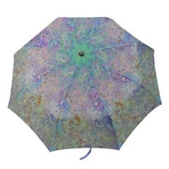 Colorful Pattern Blue And Purple Colormix Folding Umbrellas by paulaoliveiradesign