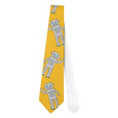 Robotnecktiegoldenrod Necktie (one Sided) by Flexatron