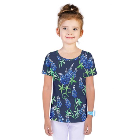 Bluebonnets Kids  One Piece Tee by BubbSnugg