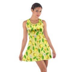 Lemon Pattern Cotton Racerback Dress by Valentinaart