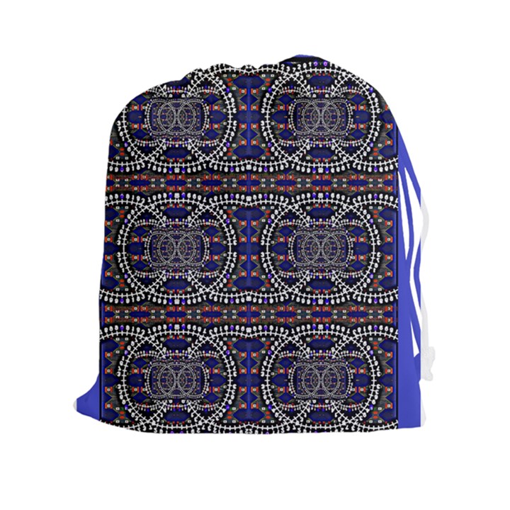 SANSKRIT LINK TIME SPACE  Drawstring Pouches (XXL)