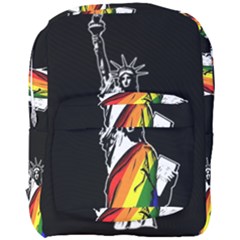 Pride Statue Of Liberty  Full Print Backpack by Valentinaart