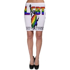 Lgbt New York Bodycon Skirt by Valentinaart