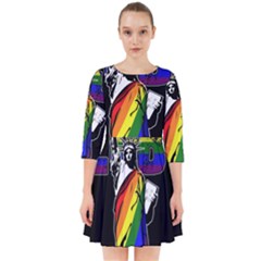 Lgbt New York Smock Dress by Valentinaart