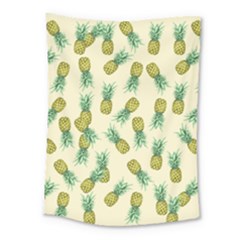 Pineapples Pattern Medium Tapestry by Valentinaart