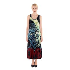 Zombie Sleeveless Maxi Dress by Valentinaart