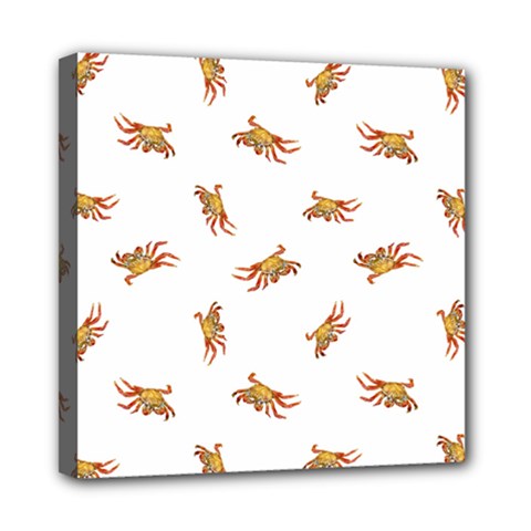 Crabs Photo Collage Pattern Design Mini Canvas 8  X 8  by dflcprints