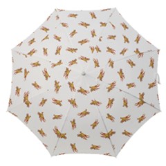 Crabs Photo Collage Pattern Design Straight Umbrellas by dflcprints